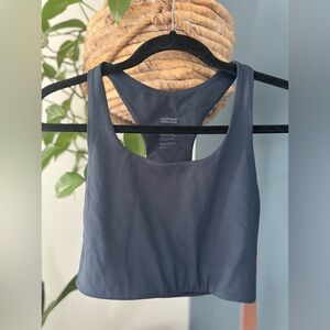 Girlfriend Collective Blue Sports Bra